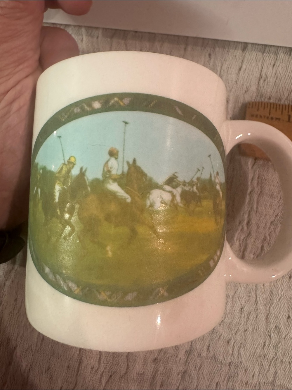 Rare Vintage Ralph Lauren Polo Match Coffee Mug